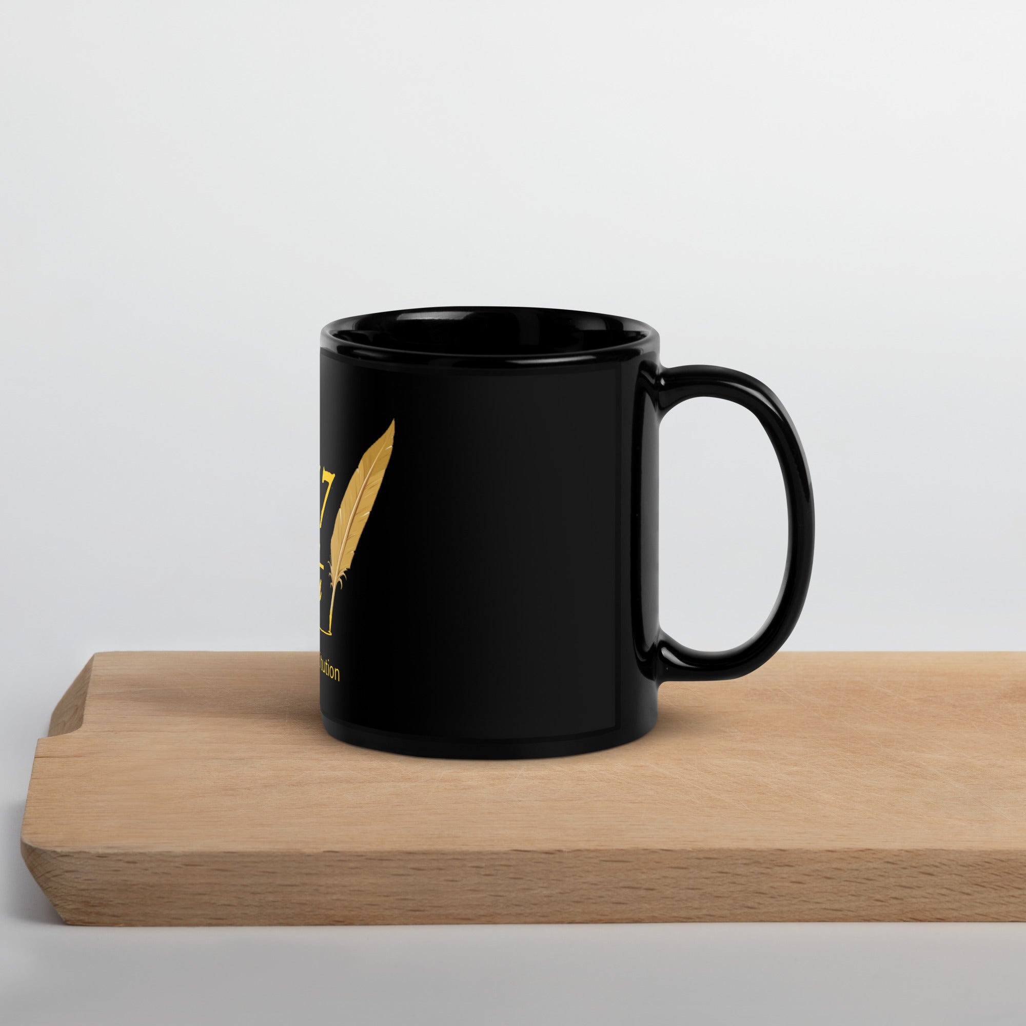 Black Glossy Mug image 3