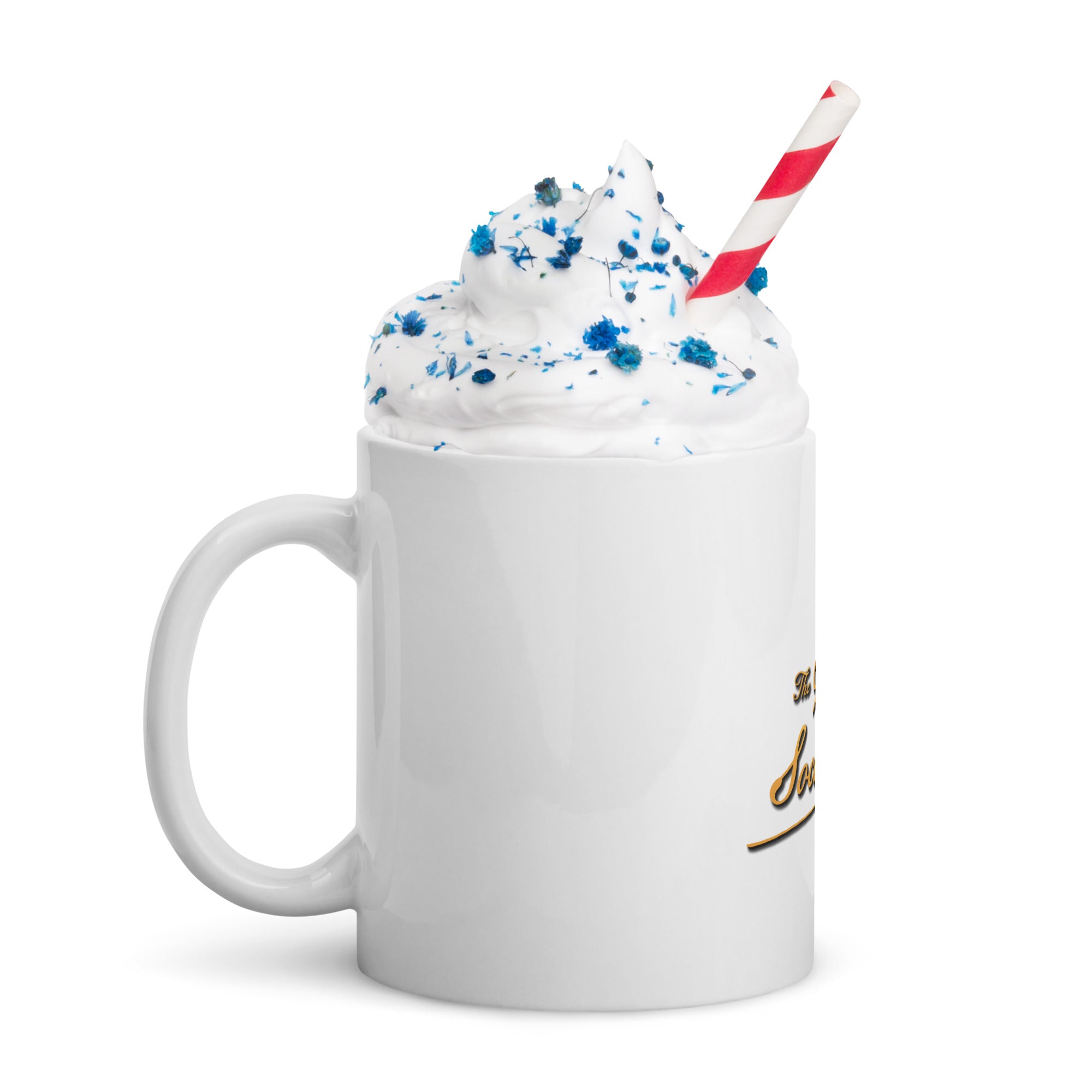 White Glossy Mug image 2