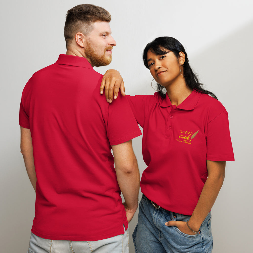 Premium pique polo shirt image 9
