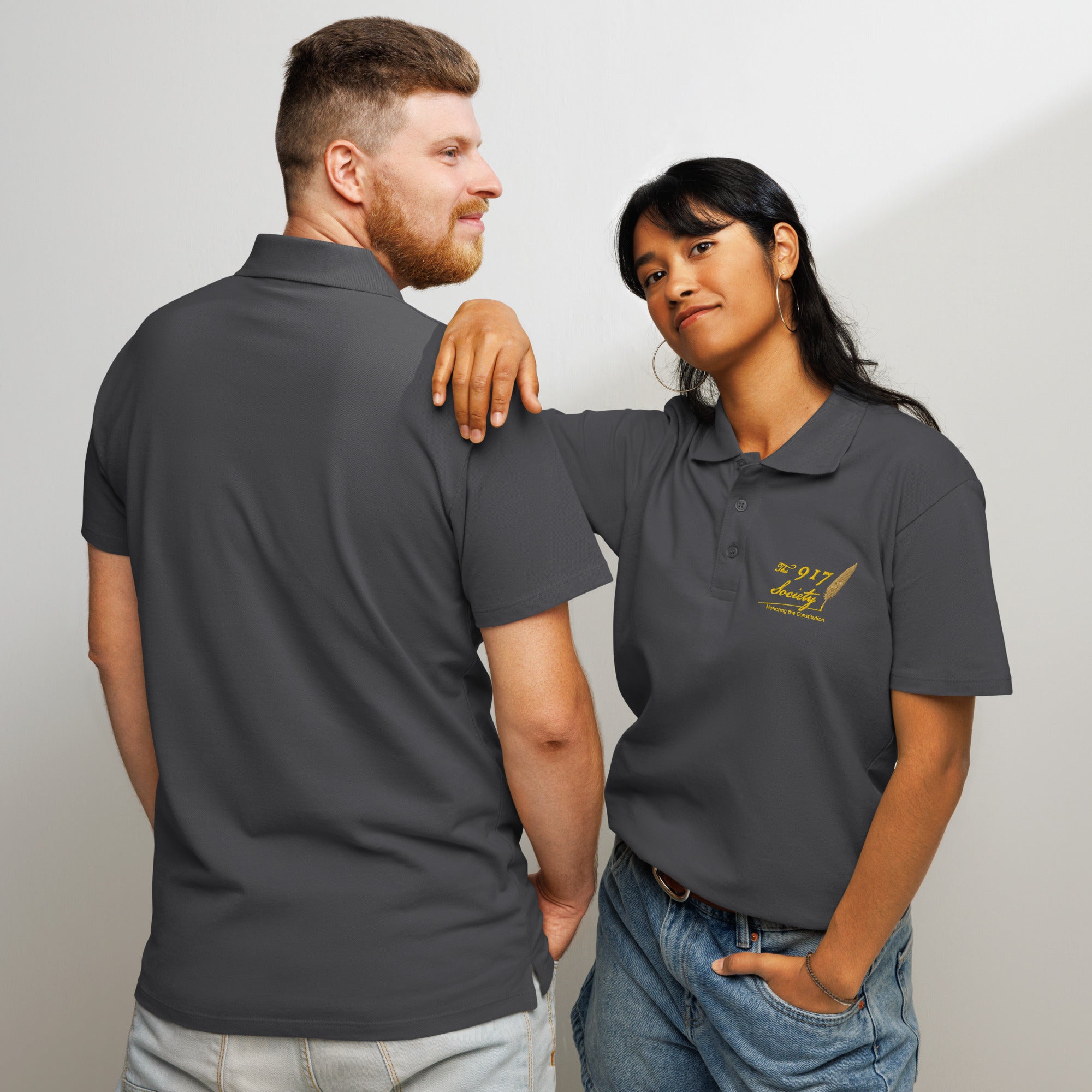 Premium pique polo shirt image 14
