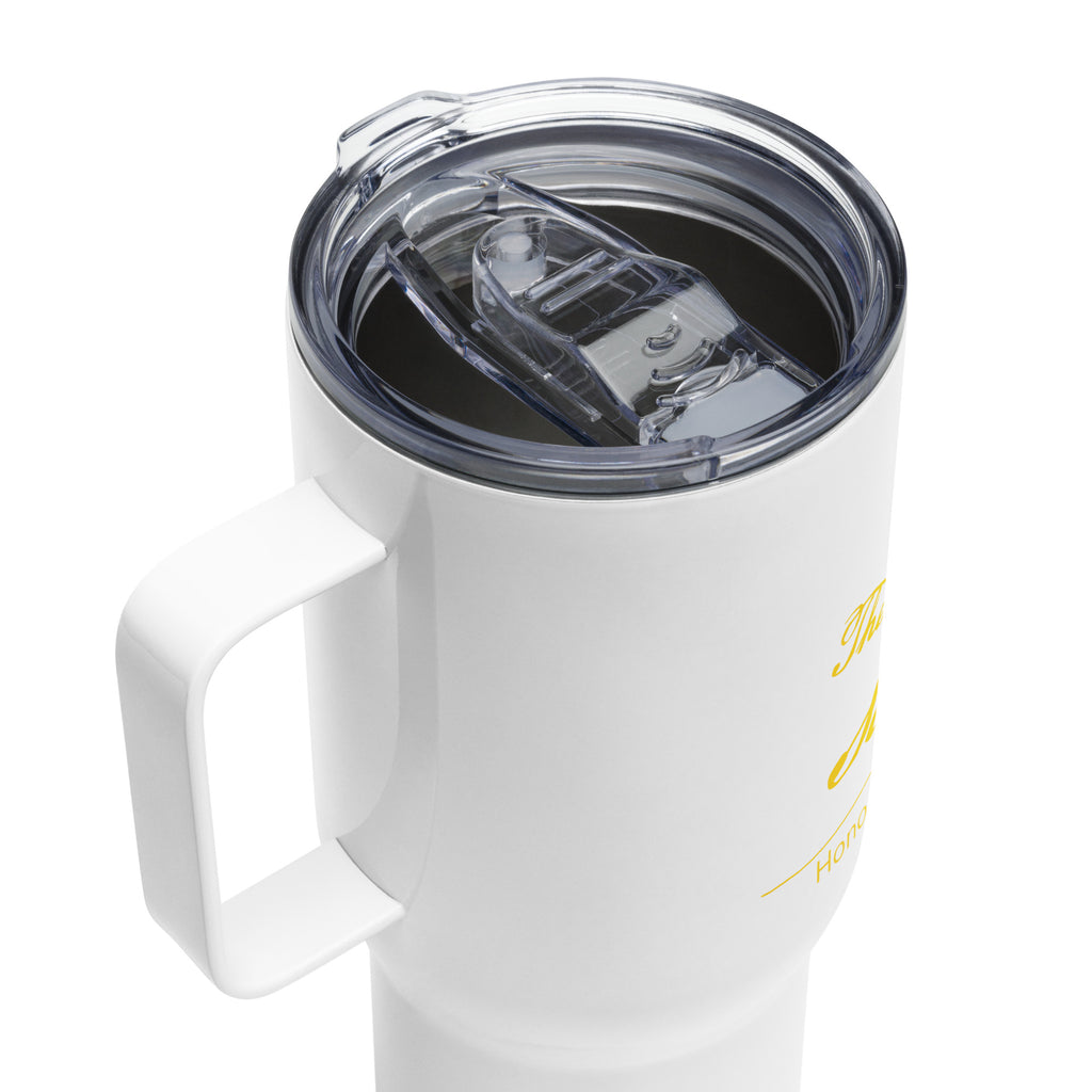 Travel mug with a handle image 1