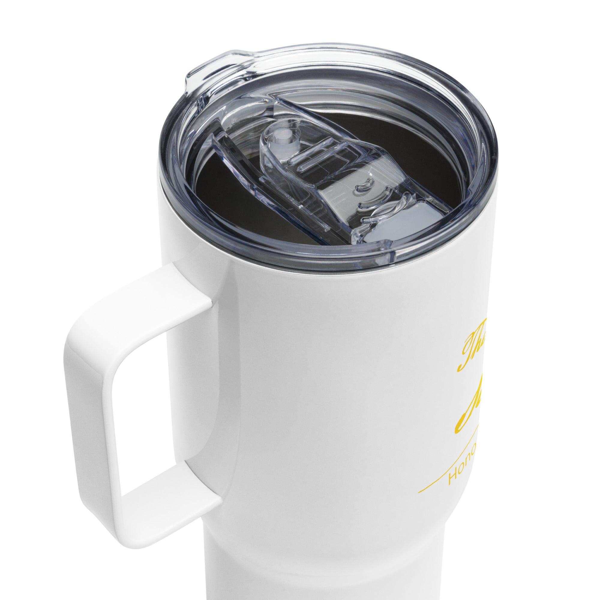 Travel mug with a handle image 1
