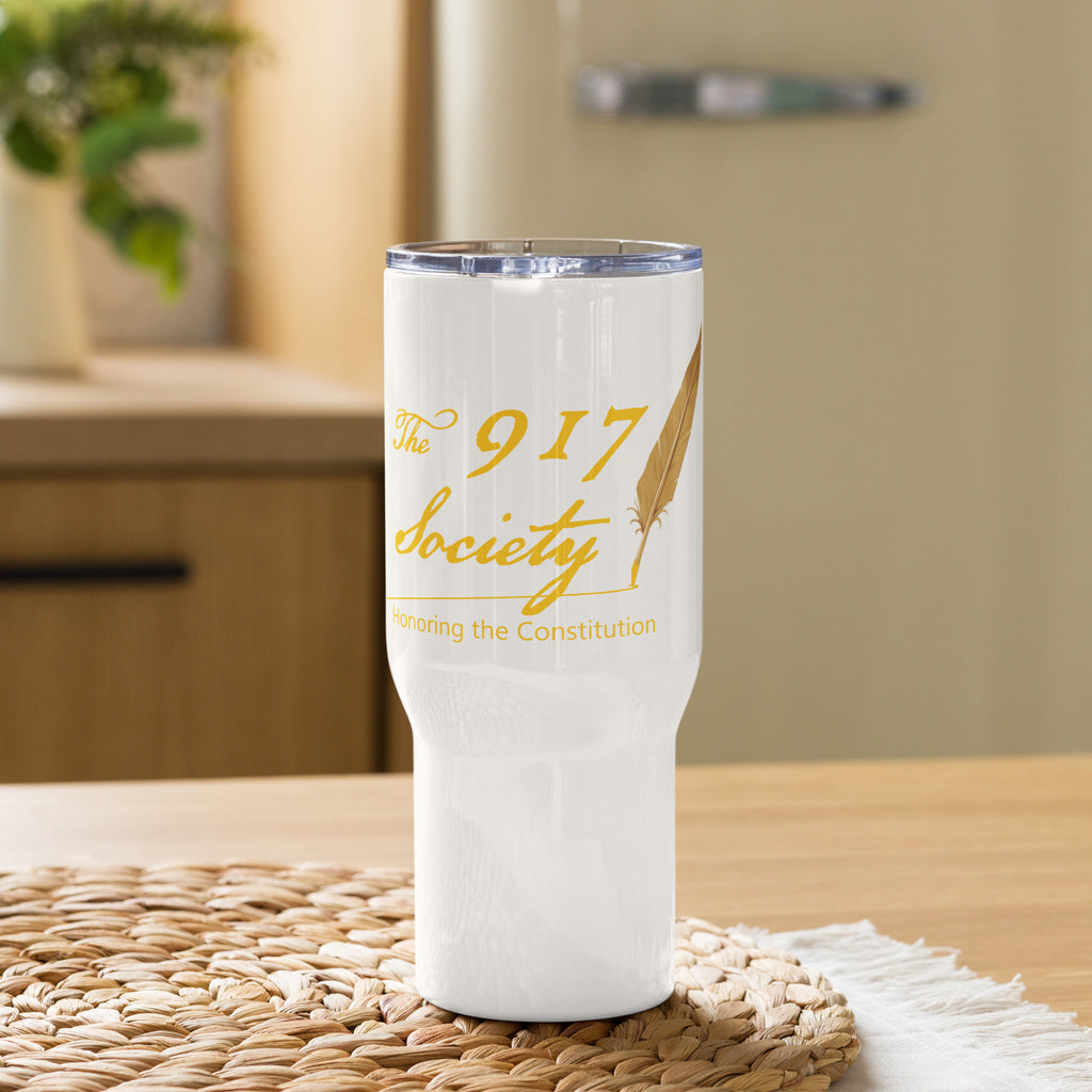 Travel mug with a handle image 2