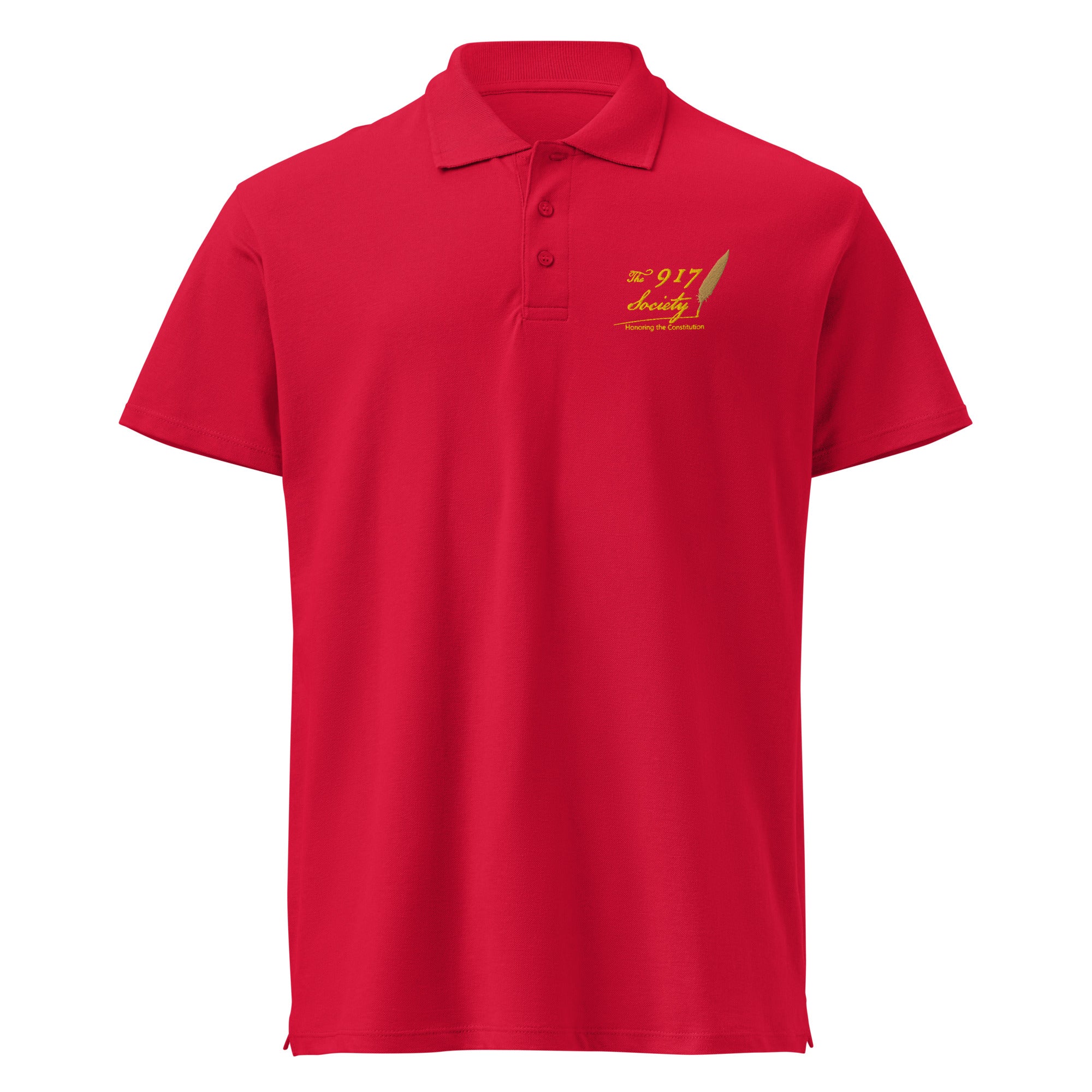 Premium pique polo shirt image 5