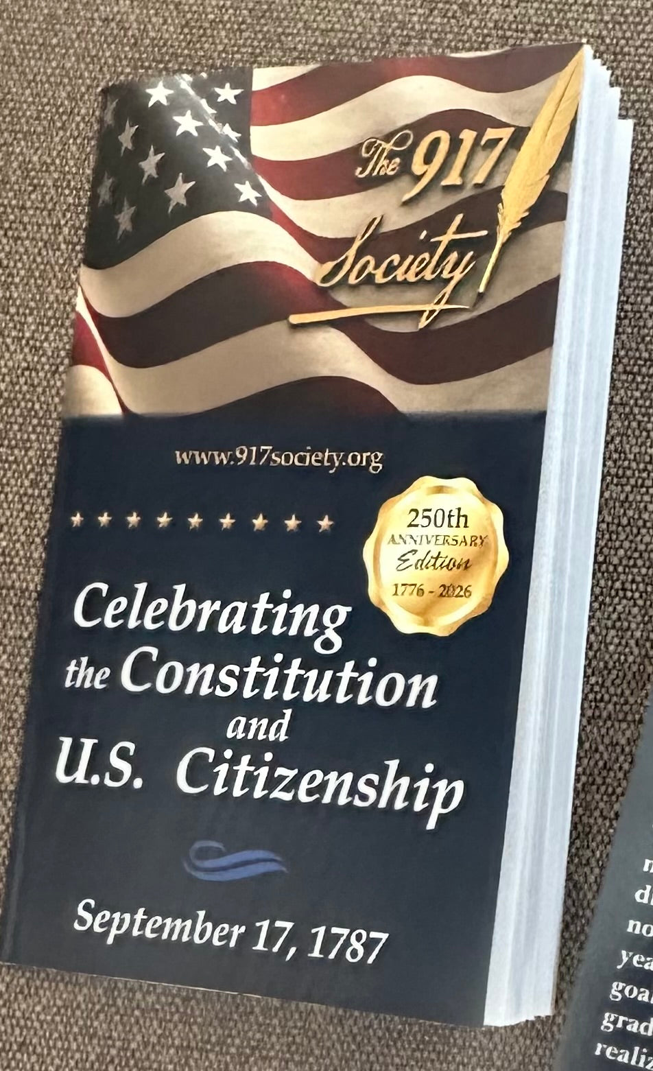 250th Anniversary Special Edition Pocket Constitution by The 917 Society