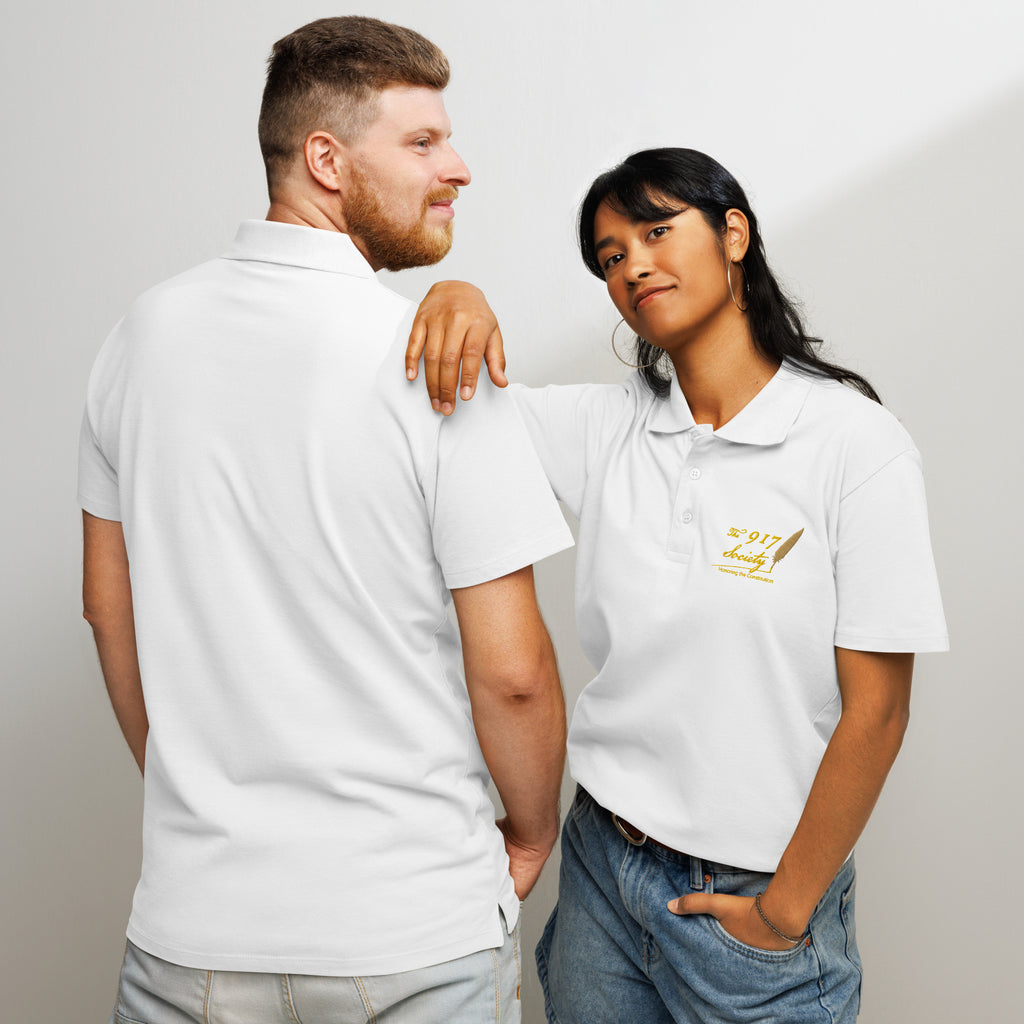 Premium pique polo shirt image 19