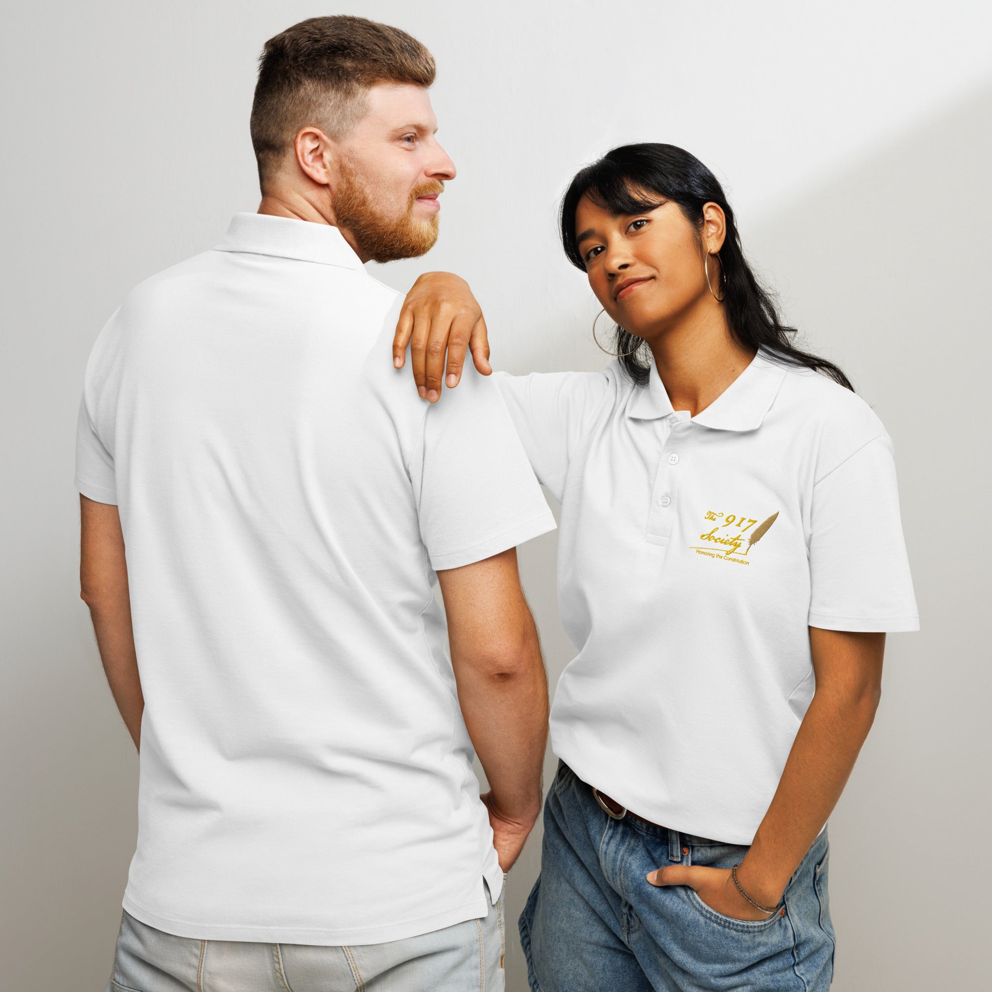 Premium pique polo shirt image 19