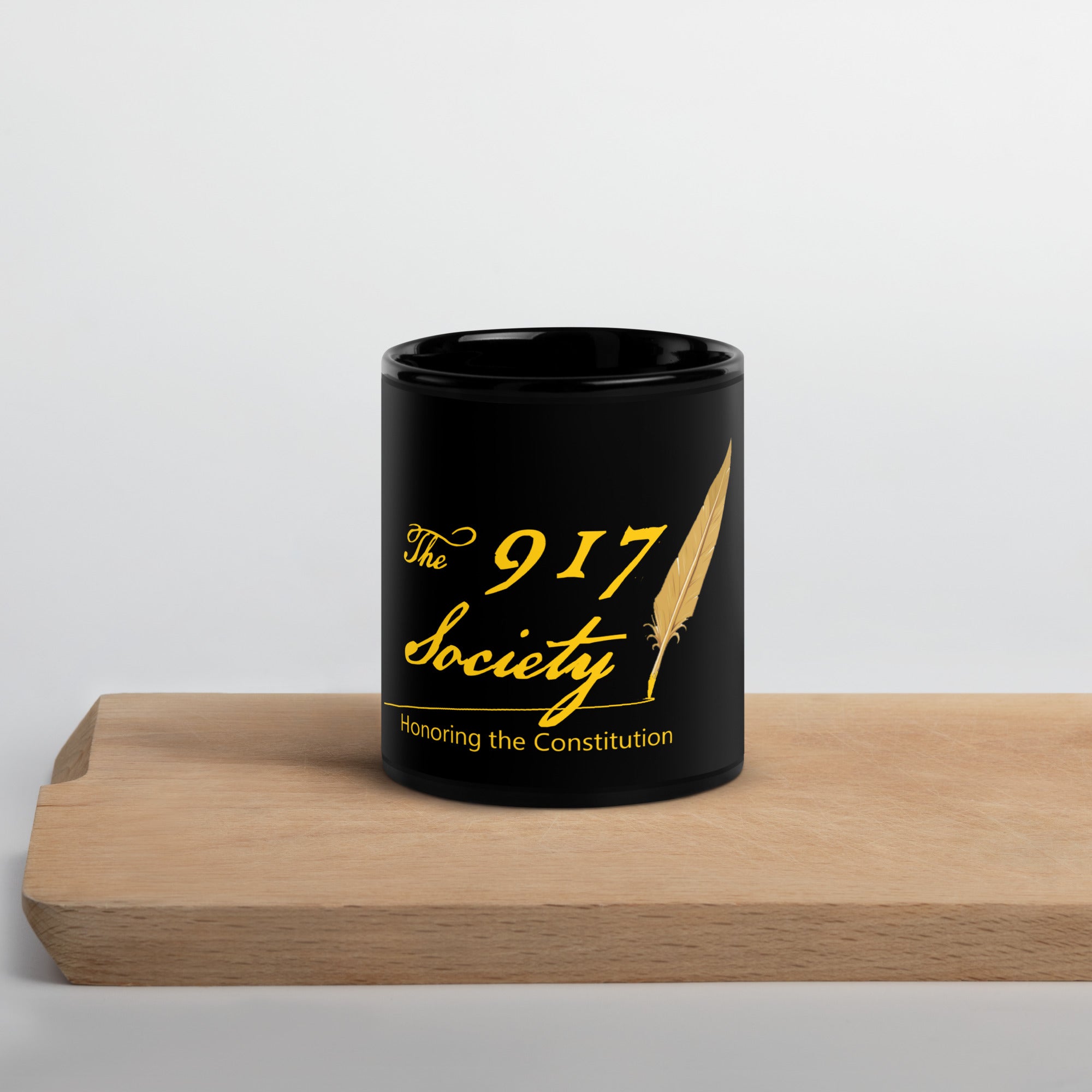 Black Glossy Mug image 1